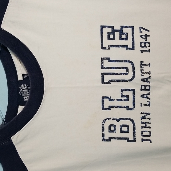 Labatt Blue pilsner john labatt blue 1847 mens white tank XL - Picture 4 of 16